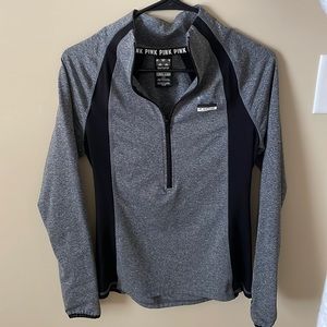 PINK Victoria’s Secret Ultimate Gray/Black Long Sleeve Size S